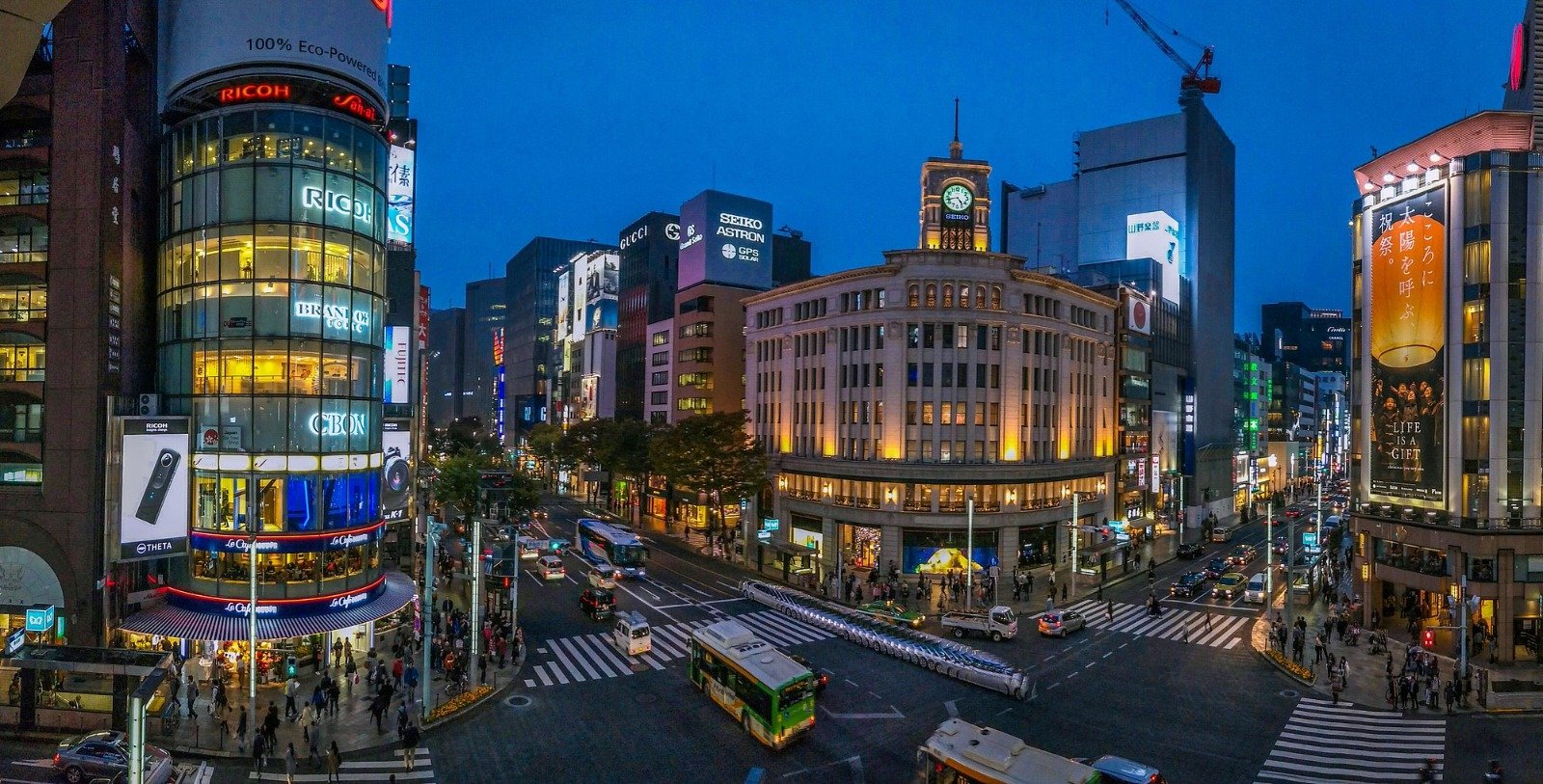 Dusk on the Boulevard