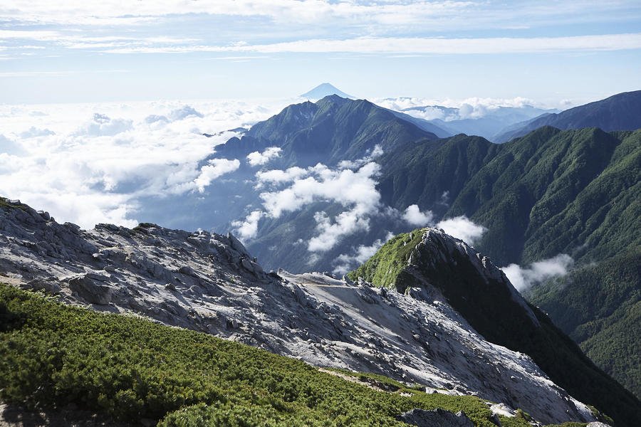 Tanzawa Ridge at First Light